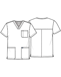Cherokee Ww670 Mens V Neck Top Discount Nursing Uniforms