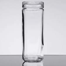 Our stackable square glass canisters just make sense. Anchor Hocking 85634r1 2 5 Qt Stackable Square Jar 2 Case
