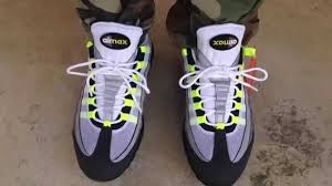 Nike Air Max 95 Patch Neon On Feet Youtube