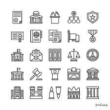 Government Icon Set 25 Icons 64 Px Iconpack Iconsinspiration Iconart Iconset Icon Icondesigner Icons Icons Growth Marketing Scale Business Icon Set