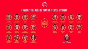 No jugaron los de luis enrique, pero sí los llamados por de la fuente después de que. La Seleccion Espanola En Rtve Amistoso Espana Lituania