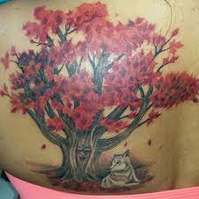 One of them is inspired by the wolves in game of thrones called direwolf. My Game Of Thrones Weirwood Tree Tattoo Tree Tattoo Tattoos Game Of Thrones Tattoo