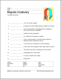 Covers ordering numbers from least to greatest, reading numbers, and writing numbers in expanded form. Free Printable Magnet Word Games Magnet Lessons Science Worksheets Free Science Worksheets