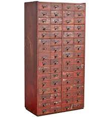 Sixty Four Drawer Hardware Cabinet W Hand Written Labels Rejuvenation Vintage Furniture Artisan Furniture Antique Cabinets