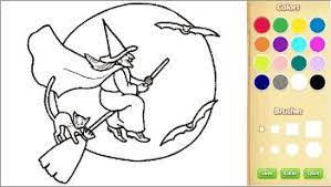 Double tap or long press on color to change it. Online Halloween Coloring Color Pictures Online