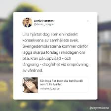 Последние твиты от lilla hjärtat (@lhjartat). Ungsvenskarna Det Ar Fullstandigt Orimligt Att Foraldrar Som Tidigare Forlorat Vardnaden Till Foljd Av Drogmissbruk Ska Kunna Aterfa Den Utan Att Krav Pa Langvarig Drogfrihet Stalls I Ratten Eller Vid Socialtjanstens