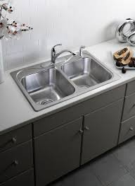 *kohler enameled cast iron sinks installed in north america carry a lifetime limited warranty for as long as the original consumer purchaser owns his or her home. Kitchen Sink Kohler House Made Of Paper