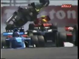 2002 Intl F3000 @Magny-Cours -Alex Sperafico car flew through the air &  rolled over