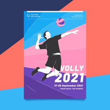 Rayakan prestasi olahraga dengan poster luar biasa dari tim dan pemain individu. Volleyball Images Free Vectors Stock Photos Psd