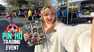 Disney Pin Trading Event in a Parking Lot?!