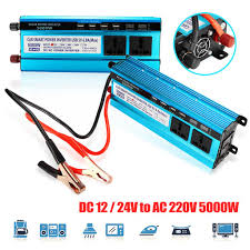 Amazon's choicefor solar panel inverter. Dc 12 24v To Ac 220v 5000w Car Led Solar Power Inverter Sine Wave Usb Converter Buy At A Low Prices On Joom E Commerce Platform