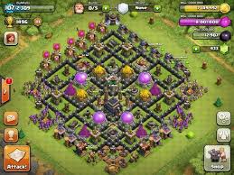 Clash Of Clans Clash Of Clans Clash Of Clans Clash Of Clans Rathaus Level 6 8 9 Farming Base Clash Of Clans