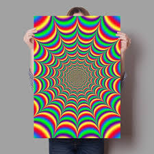 See more ideas about illusion paintings, optical illusions art, illusion art. Fractal Illusion 3d Psychedelic Wall Art Canvas Painting Art Poster Print Wall Picture For Home Living Room Decor No Frame Wish
