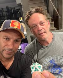 Nerd alert! TOM MORELLO and actor VINCE VAUGHN spent Saturday night playing  Dungeons & Dragons together. (Photo credit: Tom Morello)