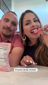 Crystal candy review! Crunch Crystal abd Silky Gem! #crystalcandy #review