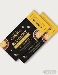 Casino Ticket Voucher Template Word Psd Apple Pages Publisher Illustrator In 2020 Templates Casino Photography Website