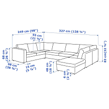 Ikea Vimle With Open End Tallmyra Black Gray Sectional 6 Seat U Shaped Sofa Ikea Ikea Vimle