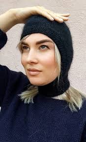 Handmade Merino Wool and Mohair Yarn Anatomical Balaclava. Hand Knitted  Hat, Knit Headwear, Handmade Gift for Her.