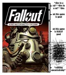 Lift your spirits with funny jokes, trending memes, entertaining gifs, inspiring stories, viral videos, and so much more. Fallout 1 On Tumblr