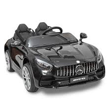 Tobbi Mercedes Benz Licensed 12v Electric Kids Ride On Car With Remote Control 3 Speeds Mp3 Lights Black Walmart Com Walmart Com