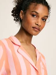 Olivia Pink Striped Pyjama Set