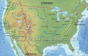 4.7 out of 5 stars. United States Physical Map