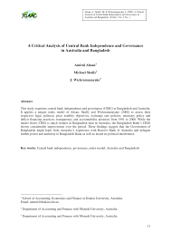 Today dollar rate in bangladesh. Pdf A Critical Analysis Of Central Bank Independence And Governance In Australia And Bangladesh