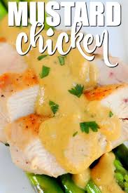 Mustard Chicken Recipe Recipe Using Chicken Breasts Recipe Using Chicken Favorite Recipes Chicken