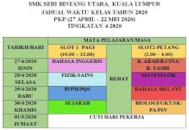 Sm sains labuan sekolah berprestasi tinggi. Smk Seri Bintang Utara Jadual Waktu Kelas Tingkatan 4 Semasa Pkp