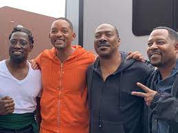 Will Smith Posts Up With Martin Lawrence Wesley Snipes Eddie Murphy Black Actors Black Hollywood Eddie Murphy