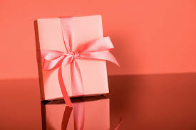 Check spelling or type a new query. Birthday Gift Box In Trendy Living Coral Color Pantone Color Of The Year 2019 Concept Free Stock Photo And Image