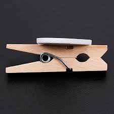 Small Mini Wooden Clothes Pegs / Decorative Pegs with Hearts , White | Lazada.vn