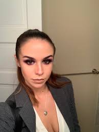 Just got a promotion so figured a bolder look was warranted for a night out  : r/MakeupAddiction