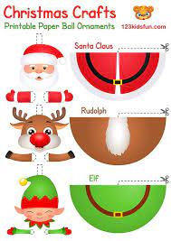 Free christmas decorations to make for kids. Free Christmas Printable 123 Kids Fun Apps Christmas Decorations For Kids Paper Christmas Decorations Free Christmas Printables