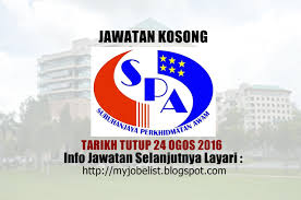 Jawatan kosong 2021 di universiti malaysia pahang (ump) | permohonan adalah dipelawa daripada warganegara malaysia yang berkelayakan dan be. Senarai Kerja Kosong Terkini 2016 2017 Jawatan Kosong Kerajaan Di Spa Spa8 24 Ogos 2016
