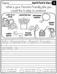 free april writing prompts for kindergarten to second grade by the kinder kids
