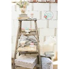 Rustic Event Ladder Details What A Fun Way To Display Pictures Event Decor And Cupcakes Styling B Rustic Wedding Details Vintage Rentals Wedding Rentals
