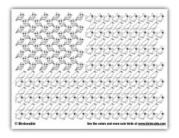 Color pages of us flag. Birdorable American Flag Coloring Page In Coloring Pages Holidays Free Downloads Fun Stuff