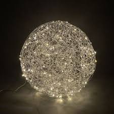 Bodenleuchte Draht Kugel 40cm Led Aluminium Lamp Floor Lamp Sphere
