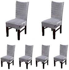 Today i'm reviewing and giving you my honest opinion on these chairs from amazon! Amazon Com Smiry Velvet Stretch Dining Room Chair Covers Soft Removable Dining Chair Sl Slipcovers For Chairs Dining Chair Slipcovers Dining Room Chair Covers