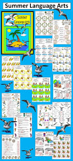 Summer Activities Summer Language Arts Activity Packet Language Art Activities Language Arts Art Activities