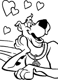 Coloring Page For Kids Scooby Doo Coloring Pages Valentine Coloring Pages Monster Coloring Pages
