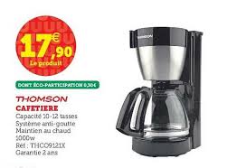 Offre Cafetiere Italienne 6 Tasses Chez Super U