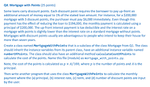 These amounts reflect the amount which would need to be paid in order to maintain a constant principal balance. Q3 Interest Only Mortgage 25 Points With An Chegg Com
