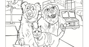 Cats have been each others companions for centuries of documented history. Cats And Dogs Coloring Page Paws Unite Mama Likes This