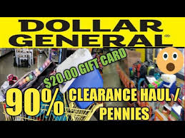 Now click on the generate button. Dollar General 90 Off Clearance Haul Plus Pennies 20 00 Gift Card Couponing This Week Youtube
