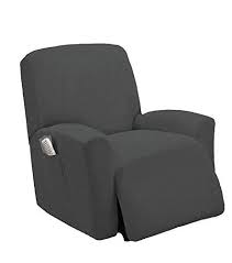 Queen Linens One Piece Stretch Recliner Slipcover Stretch Fit Furniture Chair Recliner Lazy Boy Cover Slipcover Estella In 2020 Slipcovers For Chairs Recliner Cover Recliner Slipcover