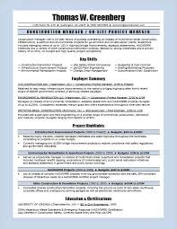 When you're planning your project management education, consider villanova's convenient and highly regarded certificate program, available 100% online. Construction Manager Resume Sample Monster Com