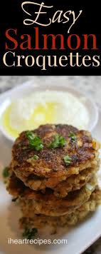 Let fry until golden brown on bottom, about 2 minutes. Homemade Easy Salmon Croquettes I Heart Recipes