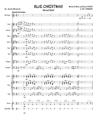 Blue christmas piano sheet music. Blue Christmas Sheet Music For Piano Trumpet In B Flat Trombone Flute More Instruments Jazz Band Musescore Com
